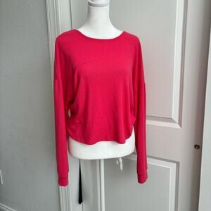 Beyond Yoga Long Sleeve Pink Top Sz S Athleisure Workout Athletic